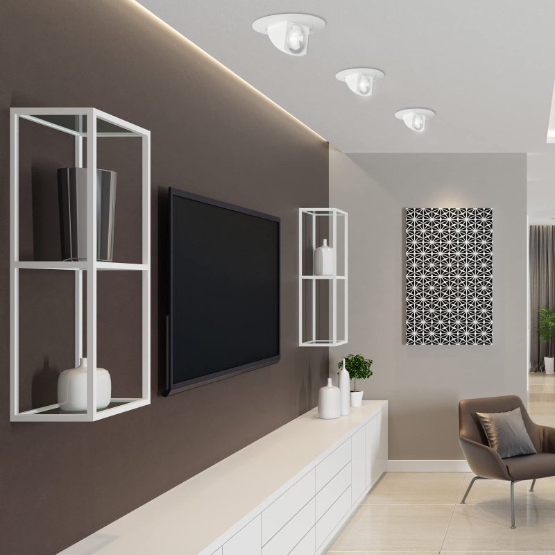 Feit Electric 5-6 inch LED Directional Recessed Downlight, 9.4W (75W Equivalent), 2700Kâ€“5000K Selectable Colors, Dimmable, 850 Lumen, 50,000-Hour Lifetime, LEDR56SCP/6WYCA - Image 4